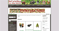 Desktop Screenshot of decariashop.com